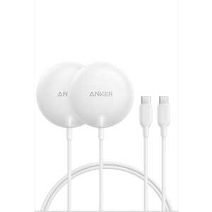 アンカー Anker Japan Anker Zolo Wireless Charger (Magnetic Pad) 2個セット ホワイト B25M2521 アンカー Anker Japan Anker Zolo Wireless Charger (Magnetic Pad) 2個セット ホワイト B25M2521
