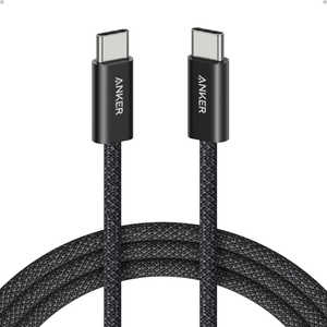 AJ[ Anker Japan Anker Zolo USB-C  USB-C P[u (240W ϋviC) 1.8m ubN mUSB Power DeliveryΉn A8060112