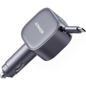 󥫡 Anker Japan Anker Nano Car Charger (75W 꼰 USB-C֥) 졼 2ݡ / USB Power Deliveryб A2738NA2