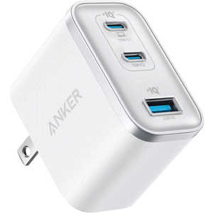 󥫡 Anker Japan Anker Nano Charger (70W) 3ݡ / USB Power Deliveryб / GaN(ⲽꥦ) ѡ ۥ磻 A121AN21