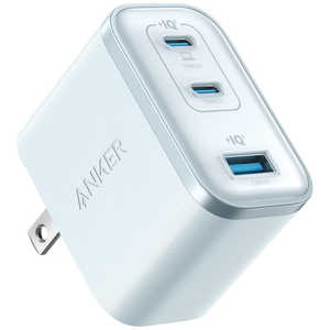 AJ[ Anker Japan }[d Anker Nano Charger (70WA3Ports) m3|[g / USB Power DeliveryΉ / GaN(KE) ̗pn u[ A121AN31
