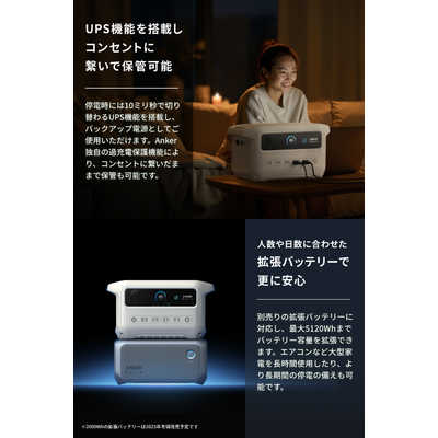 アンカー Anker Japan ポータブル電源 Solix C2000 Gen 2 Portable