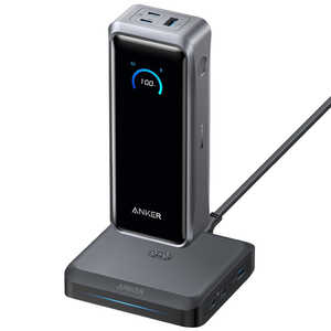 �A���J�[ Anker Japan Anker Prime Power Bank (300W) with Anker Prime Charging Base (150W) �mUSB Power Delivery�Ή� / 3�|�[�g�n B110A511