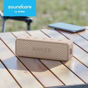 �A���J�[ Anker Japan �u���[�g�D�[�X�X�s�[�J�[ SoundCore 2(USB Type-C�[�d) ���C�g�u���E�� A3105058