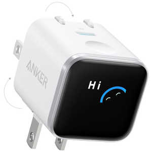 Anker Nano Charger (45W Display �X�C���O�v���O) A121DN21 [�z���C�g]