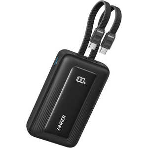 Anker Power Bank (10000mAh, 22.5W) ブラック | モバイルバッテリー