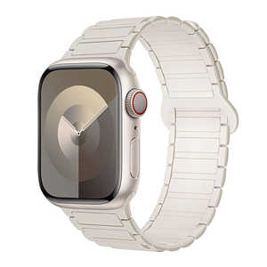 GAACAL APPLE WATCH 1-10/SE1-2/ULTRA1-2 42(1-3のみ)/44/45/46/49MM 防水のマグネット式シリコンバンド アイボリー W00563AB GAACAL APPLE WATCH 1-10/SE1-2/ULTRA1-2 42(1-3のみ)/44/45/46/49MM 防水のマグネット式シリコンバンド アイボリー W00563AB