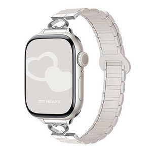 GAACAL APPLE WATCH 1-10/SE1-2 38/40/41/42(10のみ)MM ハートデザインマグネット式シリコンバンド シャンパンゴールド W00606SGA GAACAL APPLE WATCH 1-10/SE1-2 38/40/41/42(10のみ)MM ハートデザインマグネット式シリコンバンド シャンパンゴールド W00606SGA