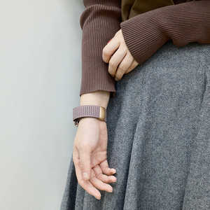 GAACAL APPLE WATCH 1-11/SE1-3 38/40/41/42(10-11)MM �u�h�[�p�~���J���[�v�}�O�l�b�g���i�C�����o���h �p�[�v�� W00628MA