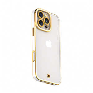 UI iPhone 16 Pro(6.3インチ) GLOSSYケース WHITE INOGSIP16PWH
