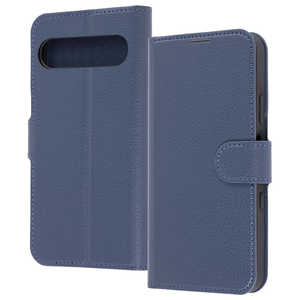 レイアウト Xperia 10 VII / 耐衝撃 マグネットベルト シンプル 手帳型レザーケース / ダークネイビー RT-RXP10M7ELC1/DN