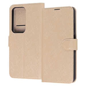 レイアウト OPPO A5 5G / 手帳型ケース シンプル マグネット / ベージュ RT-OPA5ELC1/BE