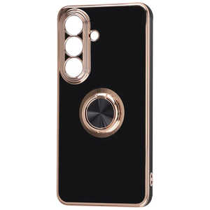 ���C�A�E�g Galaxy S26 / �\�t�g�P�[�X �����݌v �t���[�����b�L �{�����O / �u���b�N/�S�[���h �u���b�N RT-GS26TRE/BG