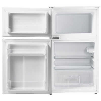 A-STAGE 冷蔵庫 ホワイト 幅47.8cm 2ドア 右開き左開き付け替え 90L 直