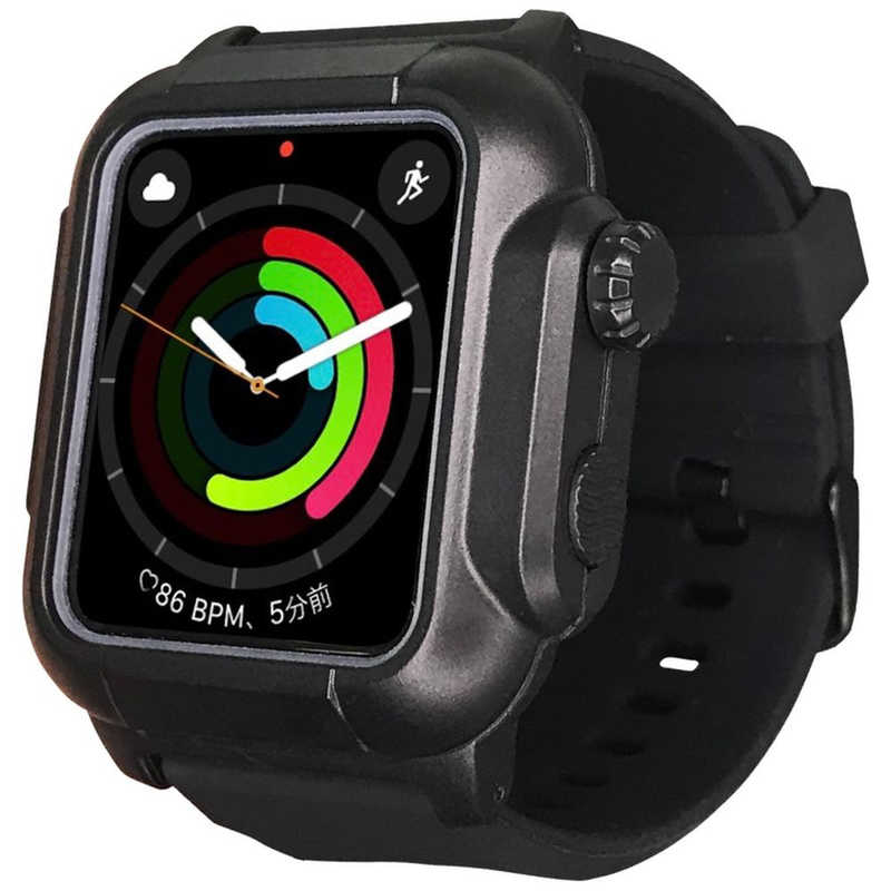 ROOX ROOX Apple Watch Series 4 (40mm) 防塵防水ケース YHDIPCW4S-BK ブラック YHDIPCW4S-BK ブラック