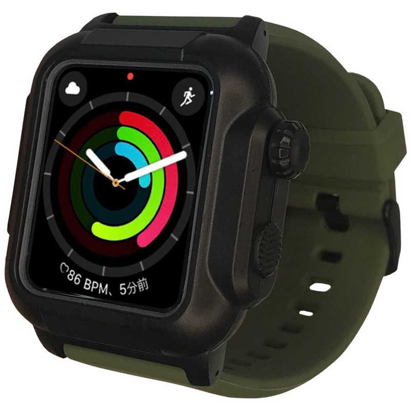 ROOX ROOX YHDIPCW4S-MG Apple Watch Series 4 (40mm) 防塵防水ケース ミリタリー YHDIPCW4SMG YHDIPCW4SMG