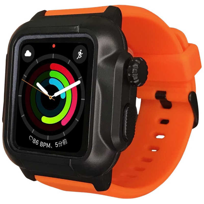 ROOX ROOX Apple Watch Series 4 (40mm) 防塵防水ケース YHDIPCW4S-OR オレンジ YHDIPCW4S-OR オレンジ