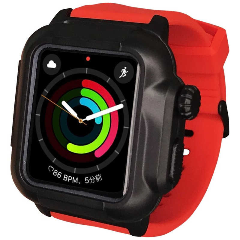 2021年新作 ROOX Apple セールSALE％OFF Watch Series 4 防塵防水ケース レッド 40mm YHDIPCW4S-RD