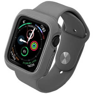 ROOX シンプル･モノカラｰ for Apple Watch 4&5 44mm グレｰ JGWSSCW5L0-GY