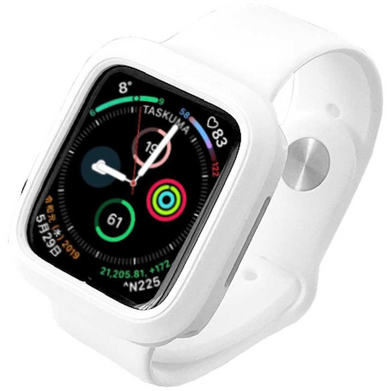 ROOX ROOX シンプル･モノカラー for Apple Watch 4&5 44mm ホワイト JGWSSCW5L0-WH JGWSSCW5L0-WH
