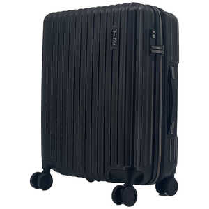 SAMSUFFIT 静穏キャスター スーツケース ブラック [TSAロック搭載 /52(/59) L /3泊?5泊] SS-0849-55BK