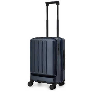 GRAND+ 機内持ち込みスーツケース 容量拡張可 40(46L) TSAダイヤルロック搭載 フロントオープンキャリー TSAロック搭載 マットネイビー 2202-06 GRAND+ 機内持ち込みスーツケース 容量拡張可 40(46L) TSAダイヤルロック搭載 フロントオープンキャリー TSAロック搭載 マットネイビー 2202-06