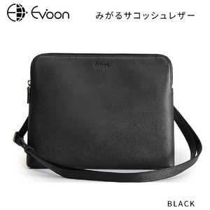 EVOON みがるサコッシュレザー ブラック RT17 EVOON みがるサコッシュレザー ブラック RT17