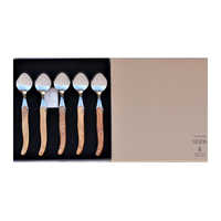 ライヨール オリーブ ハンドル ディナースプーン ５本セット ギフト箱入り フランス製 NERON ライヨール オリーブハンドル ディナースプーン 5本セット 4310065 1