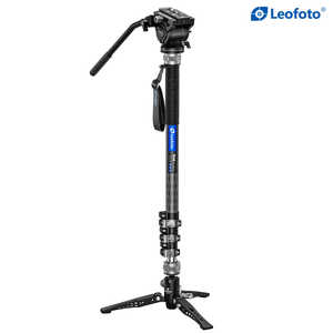 LEOFOTO フットペダル式カーボン一脚雲台キット Leofoto MF-324CL+BV-10+VD-04 LEOFOTO フットペダル式カーボン一脚雲台キット Leofoto MF-324CL+BV-10+VD-04