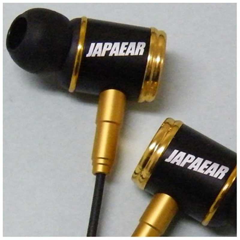 JAPAEAR JAPAEAR イヤホン カナル型 ゴールド [φ3.5mm ミニプラグ] JE-333G JE-333G