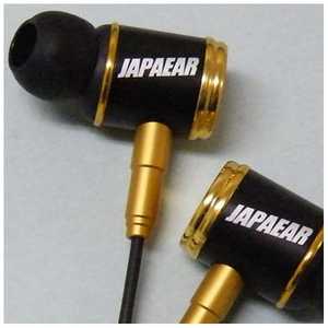 JAPAEAR イヤホン カナル型 ゴールド [φ3.5mm ミニプラグ] JE-333G