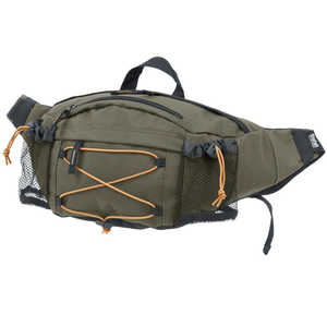 カワヨシ SHELTER カラーゴム 3way ヒップバッグ カーキxオレンジ LIPHIPBAG カワヨシ SHELTER カラーゴム 3way ヒップバッグ カーキxオレンジ LIPHIPBAG