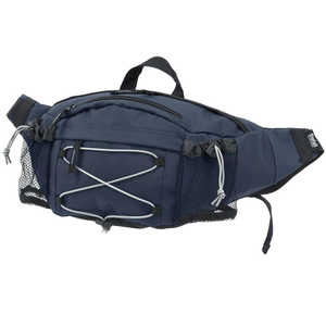 カワヨシ SHELTER カラーゴム 3way ヒップバッグ ネイビーxシルバー LIPHIPBAG カワヨシ SHELTER カラーゴム 3way ヒップバッグ ネイビーxシルバー LIPHIPBAG