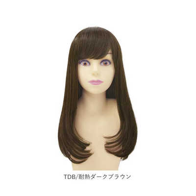 プリシラ 帽子ウィッグ リラックスロング BO-03 TDB/耐熱ダーク  