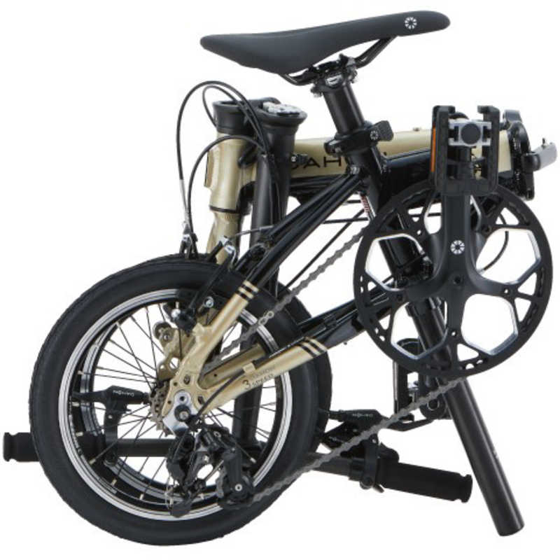 DAHON DAHON 14型 折りたたみ自転車 K3(シャンパン×ブラック/外装3段変速)【組立商品につき返品不可】 22K3 22K3