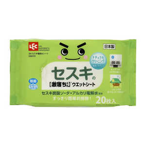 レックケミカル セスキの激落ちくん ウェットシート 20枚セスキ炭酸ソーダ＋アルカリ電解水 セスキゲキオチクンWシート