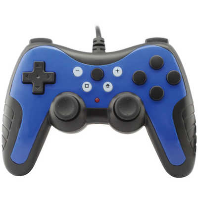 アンサー Switch用 USBコントローラPro Lite ネオンブルー ANS-SW052BL