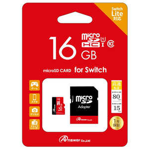 アンサー microSDHCカード for Switch ANS-MSDHC16G [16GB /Class10]