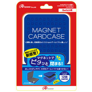 アンサー Switch用 ラクラク開閉!マグネットカードケース ブルー ANS-SW104BL(ブルー) アンサー Switch用 ラクラク開閉!マグネットカードケース ブルー ANS-SW104BL(ブルー)