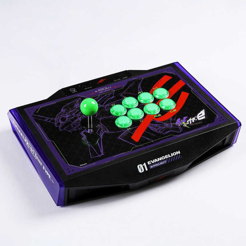 アンサー アンサー EVANGELION e：PROJECT ARCADE CONTROLLER (PC/PS4/PS3/switch) 初号機カラー ANS-H137 ANS-H137