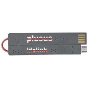 日本ポステック スマートフォン対応USBケーブル 充電･転送(カードサイズ･グレー) LIFE LINK microUSB