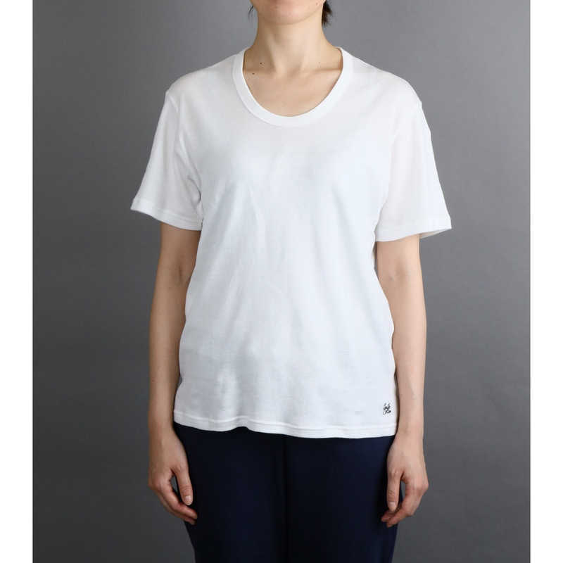 湘南インターナショナル 湘南インターナショナル UネックシャツホワイトLサイズ WHT  