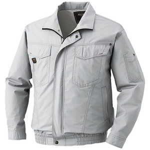 空調服 綿薄手タチエリウェアのみ シルバー L KU91400-C06-S3 空調服 綿薄手タチエリウェアのみ シルバー L KU91400-C06-S3