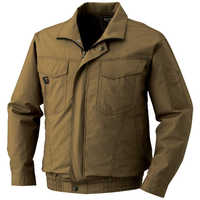 KUCHOFUKU 空調服 空調服 綿薄手タチエリウェアのみ キャメル 3L 空調服 綿薄手タチエリウェアのみ キャメル 3L KU91400-C20-S5 の通販