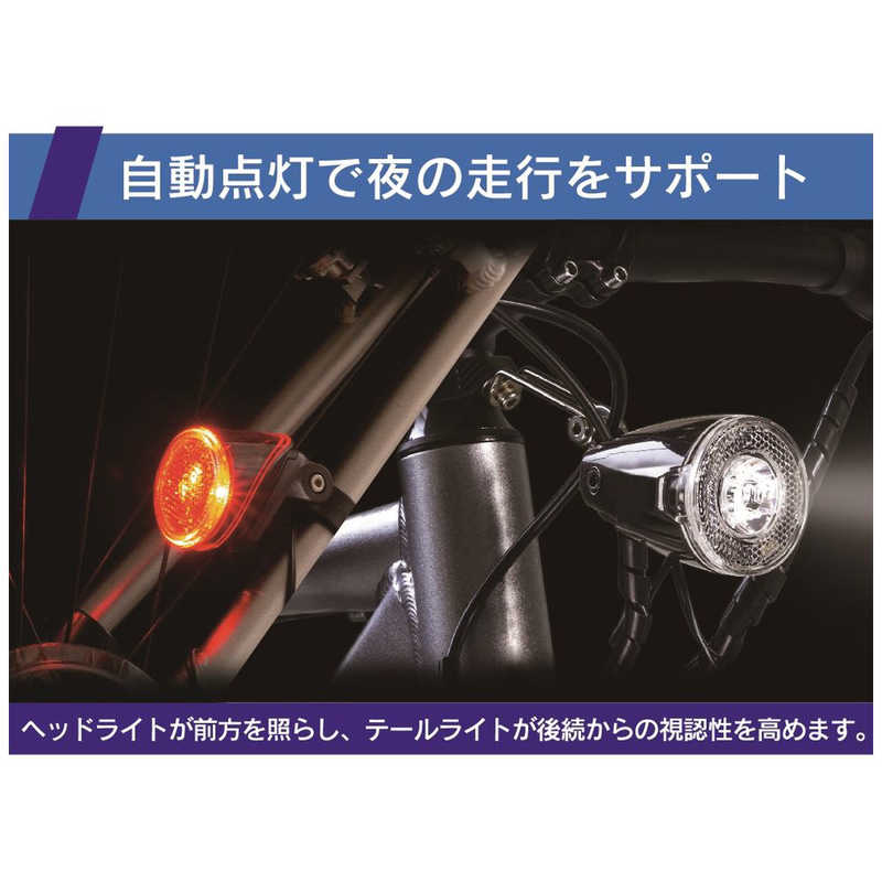 トレーディア 自転車 前後オートライト 軽快車 ALLight U [内装3段 / 26インチ] マットブラック 【組立商品につき返品不可 ...
