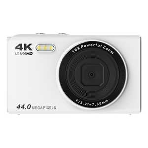 L & Lライブリーライフ デジタルカメラ 4400万画素 4K録画 32GBカード付 ホワイト Y3022800102 L & Lライブリーライフ デジタルカメラ 4400万画素 4K録画 32GBカード付 ホワイト Y3022800102