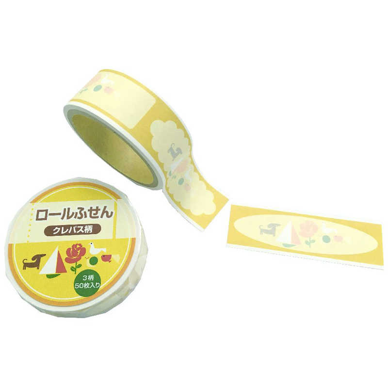 紀寺商事 紀寺商事 ロール付箋 クレパス柄 KROF-LP KROF-LP
