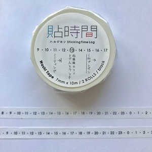 ICCONICO 貼時間 ヨコ黒2個組 HJ-04 ICCONICO 貼時間 ヨコ黒2個組 HJ-04