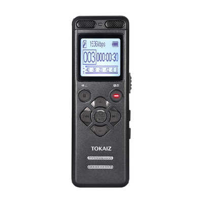ボイスレコーダー TOKAIZ ボイスレコーダー 小型 高性能 16GB大容量 34時間連続録音 内蔵