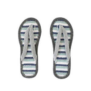 トモコーポレーション リサイクルコットンサンダル L(25?27cm) ボーダー/ブルー TMCOTTONSANDAL トモコーポレーション リサイクルコットンサンダル L(25?27cm) ボーダー/ブルー TMCOTTONSANDAL